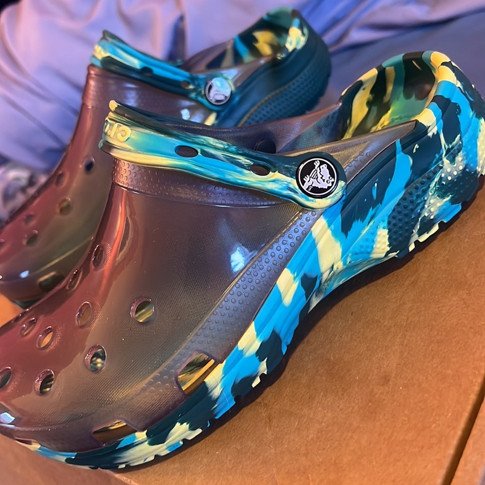 Multi Colored Crocs - Picture 1 of 3